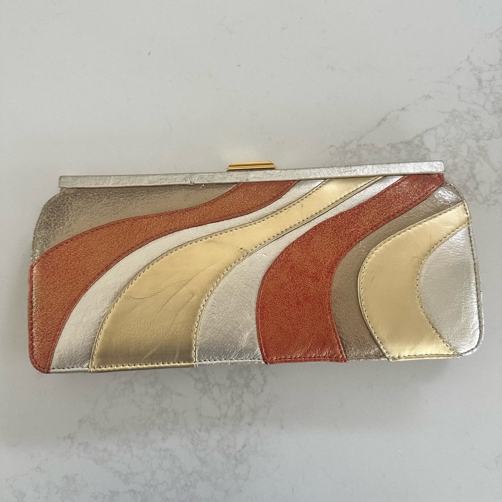 RAFE NEW YORK Elegant Multicolor LEATHER Clutch